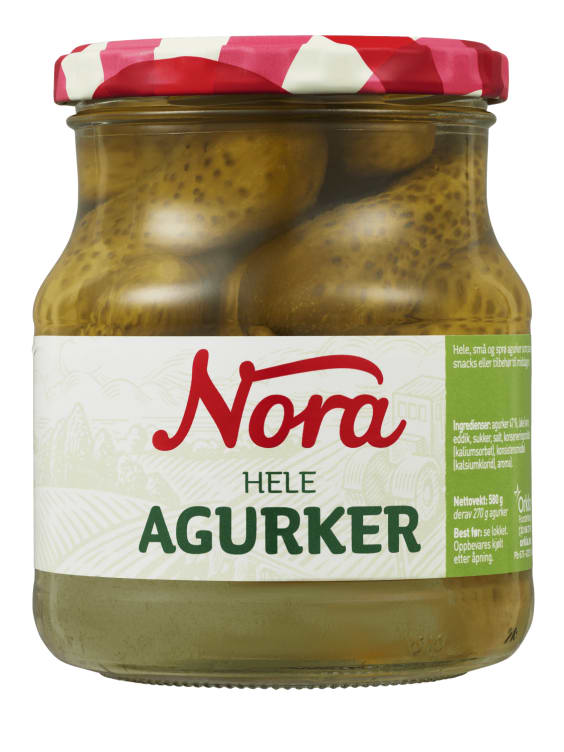 Agurker Hele 580g Nora