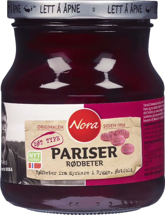 Pariserrødbeter Skivede 580g