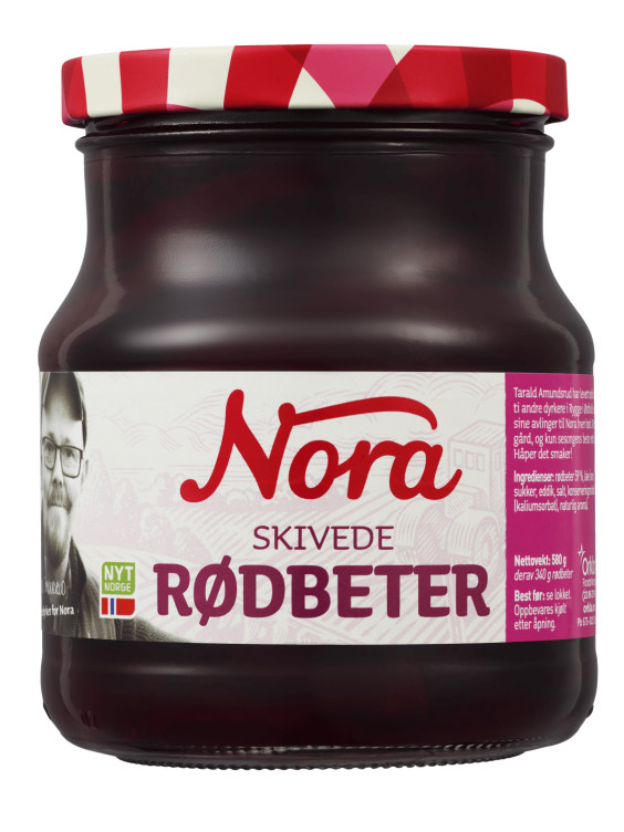 Rødbeter Skivede 580g