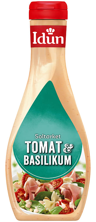 Idun Soltørket Tomat & Basilikumdressing 450g