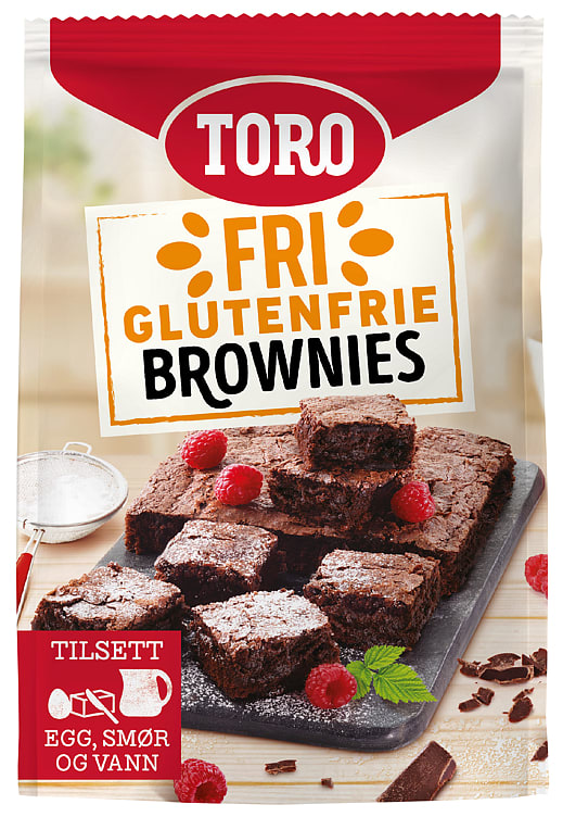 Brownies Mix glutenfri 540g Toro