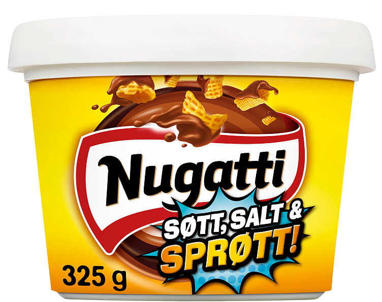 Nugatti Søtt-Salt-Sprøtt 325g