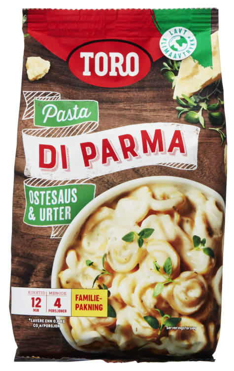 Pasta Di Parma 294g Familiepakke Toro