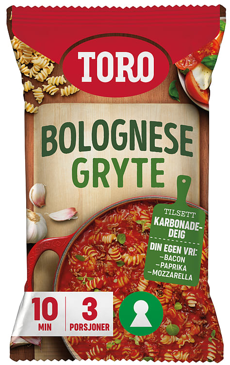 Bilde av Bolognese Gryte Fiberrik 207g Toro