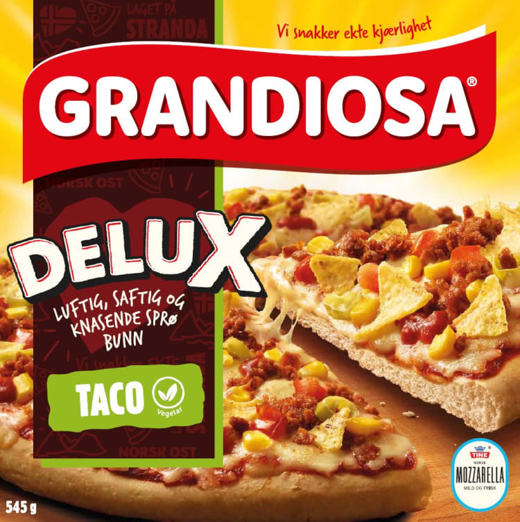Bilde av Grandiosa Pizza Delux Taco 545g