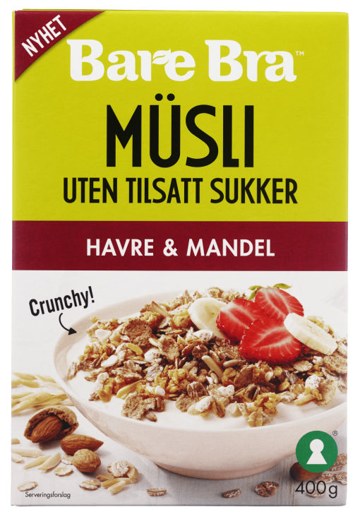 Bare Bra Müsli Havre & Mandel 400g