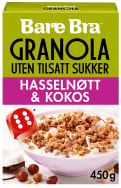 Granola Hasselnøtt&kokos 450g Bare Bra
