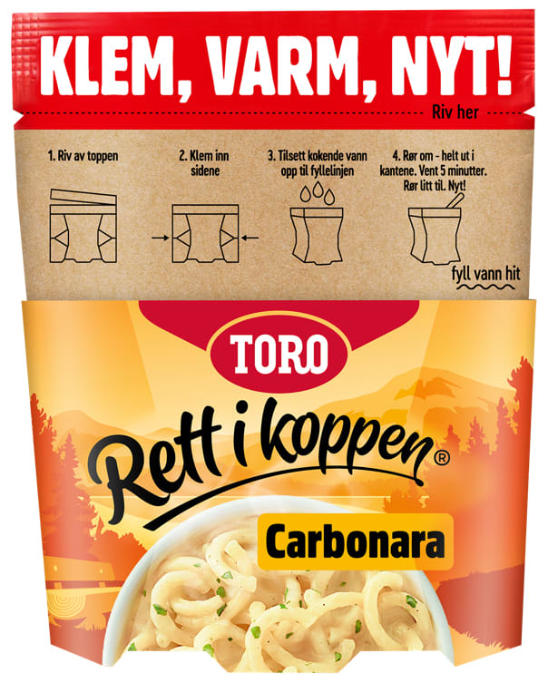 Product Image for Carbonara Klem 68g Rett i Koppen