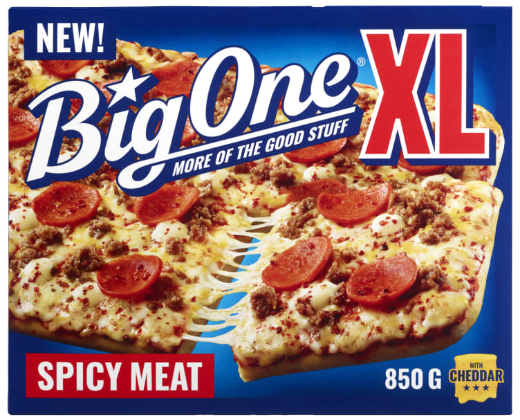 Bilde av Big One Pizza Xl Spicy Meat 850g