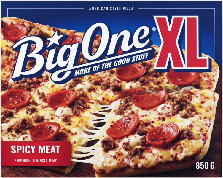 Product Image for Big One Pizza Xl Spicy Meat 850g