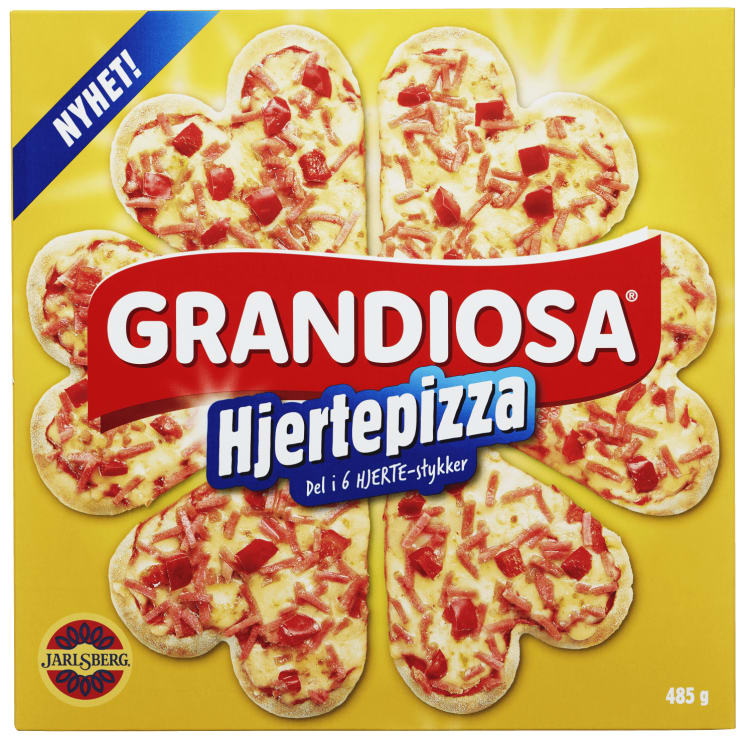 Grandiosa Pizza - Hjertepizza 485g | Meny.no