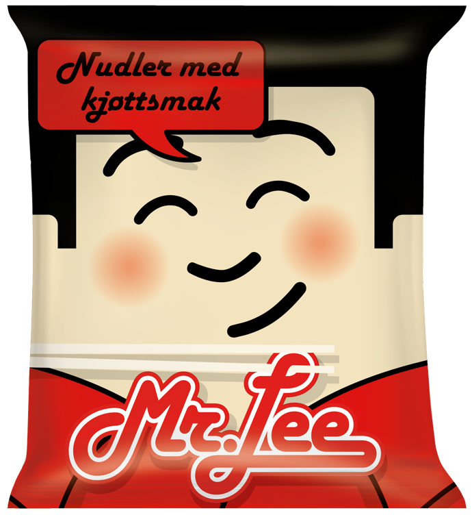 Bilde av Nudler m/Kjøttsmak 85g Mr.Lee