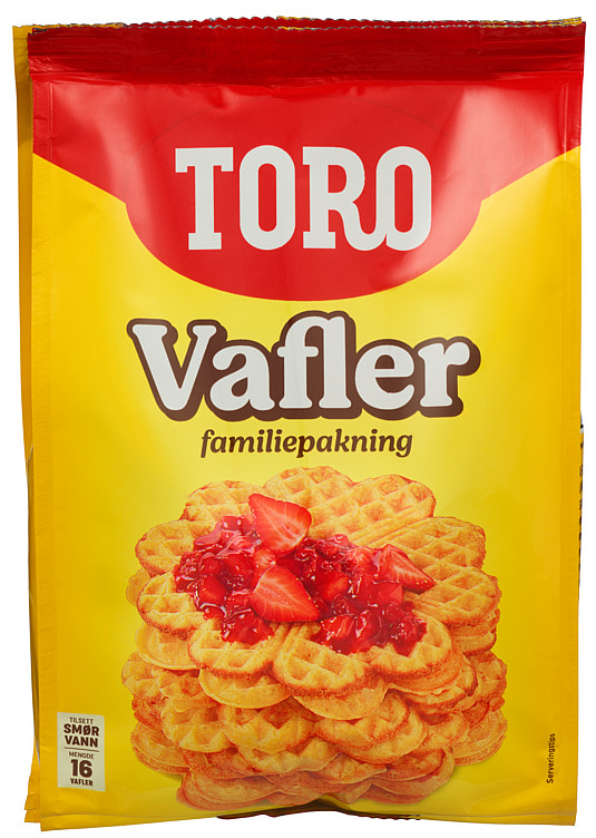 Vafler 612g Familiepakning Toro