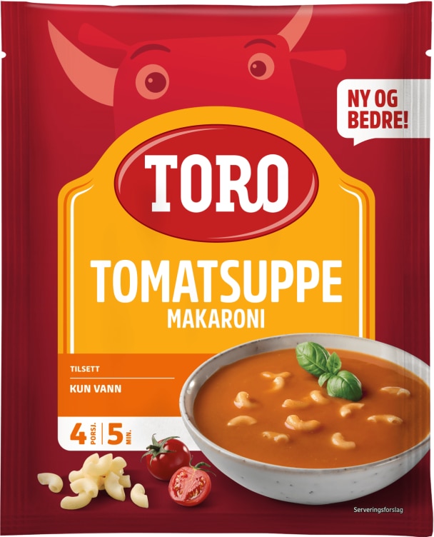 Tomatsuppe m/Makaroni 122g Toro
