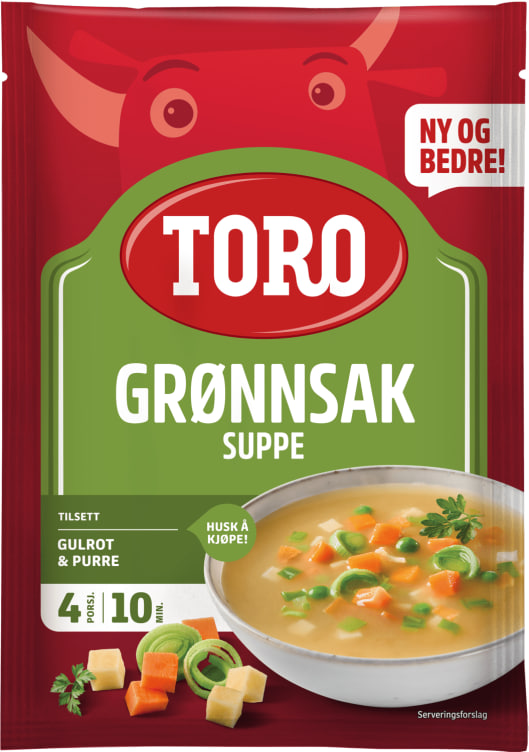 Grønnsakssuppe 55g Toro