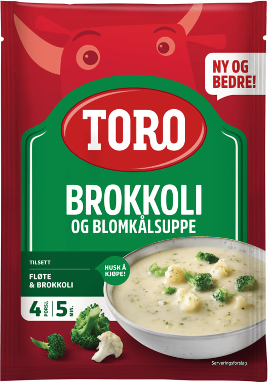 Brokkoli & Blomkål Suppe 68g Toro