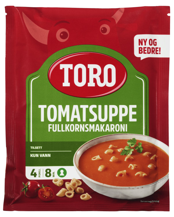Tomatsuppe Fullkorn 131g Toro