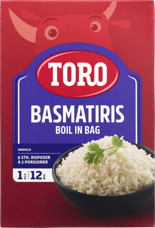 Basmatiris Boil In Bag 1kg Toro