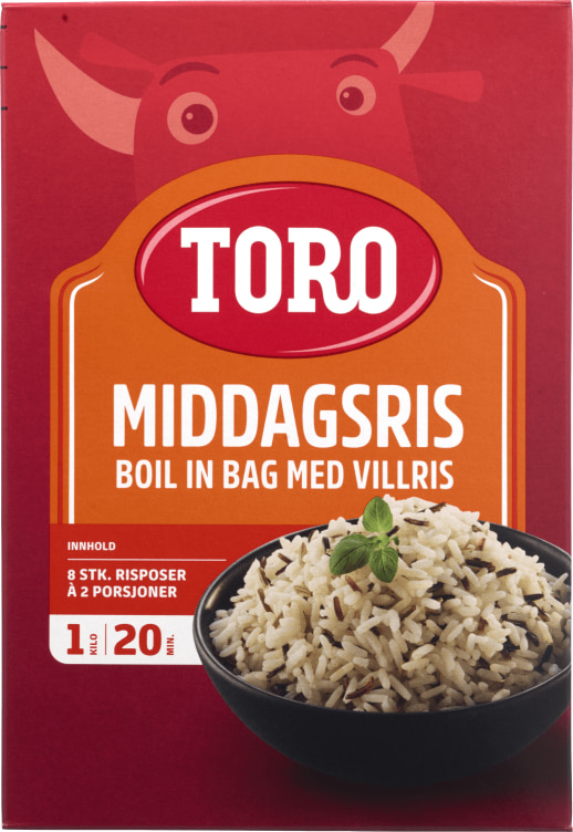 Middagsris m/Villris Bib 1kg Toro