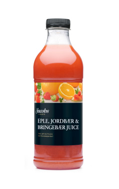 Eple&jordbær Juice 1l Jacobs Utvalgte