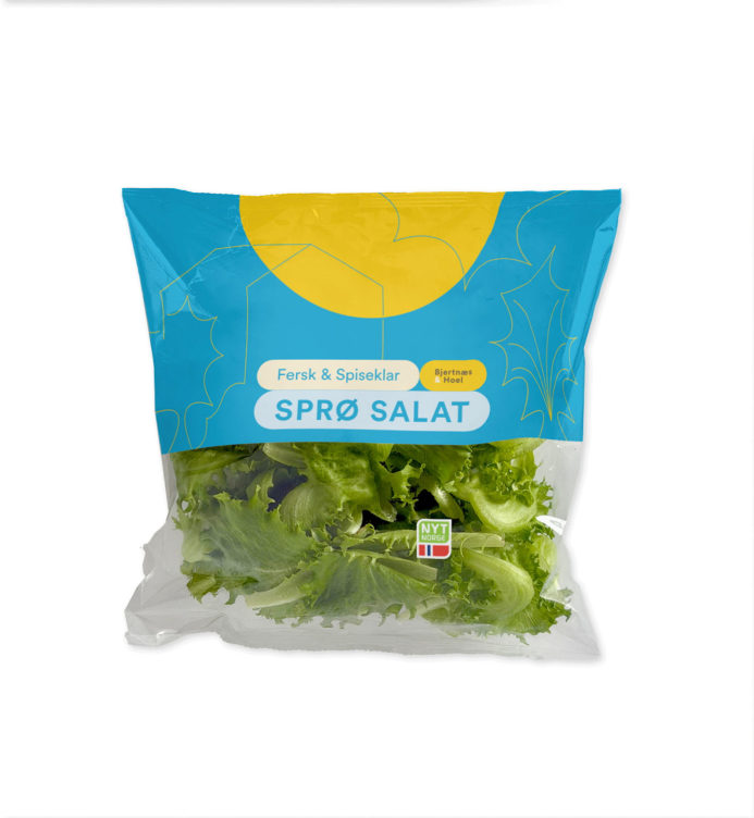 Salat Sprø Grønn 80g Bjertnæs&Hoel