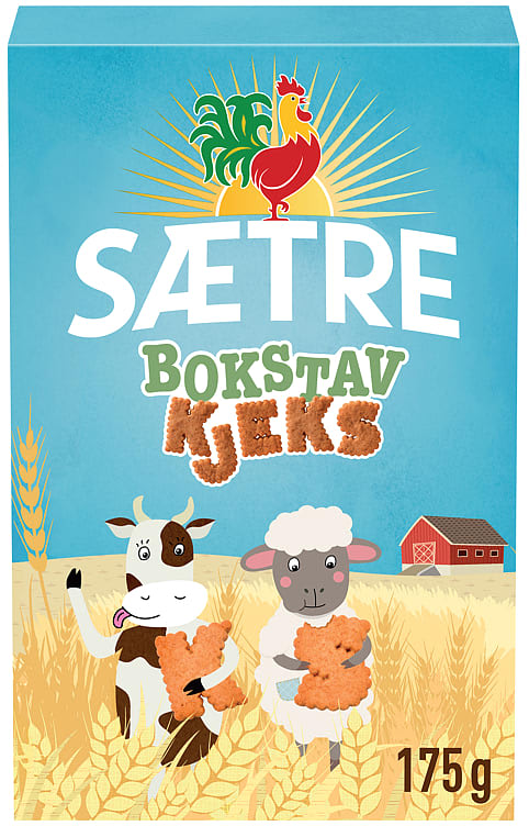 Sætre Bokstavkjeks Original 175g