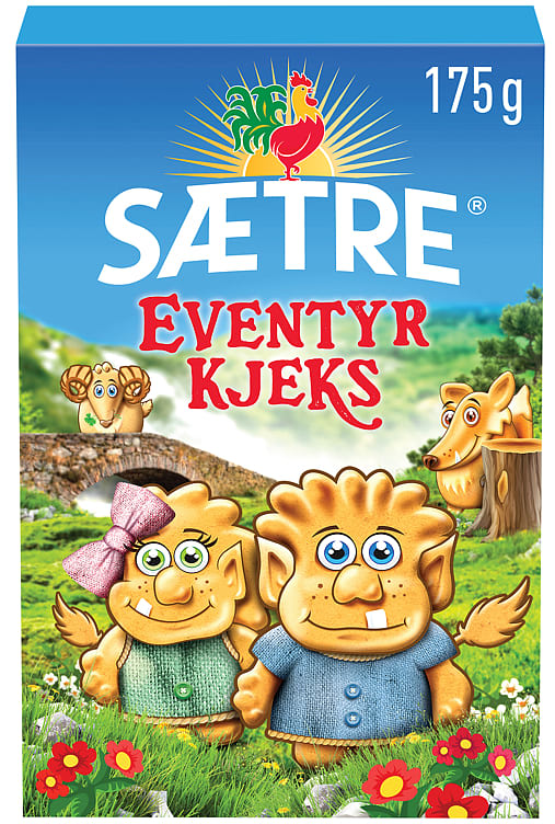 Eventyrkjeks 175g Sætre