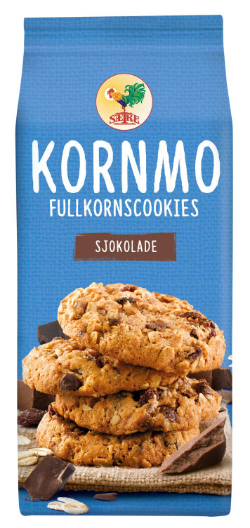 Kornmo Cookies Fullkorn & Sjokolade 200g