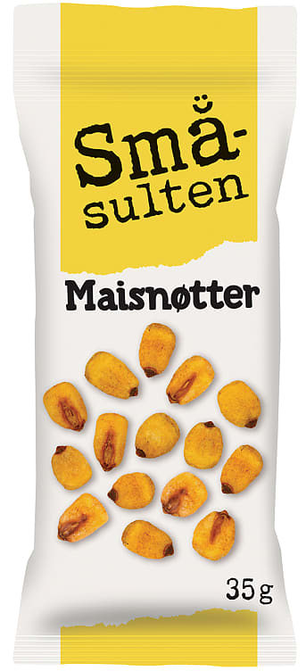 Småsulten Maisnøtter 35g