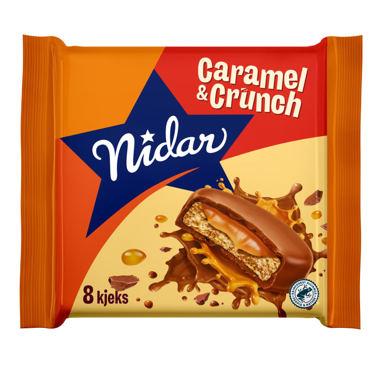 Nidar Kjeks Caramel&Crunch 128g