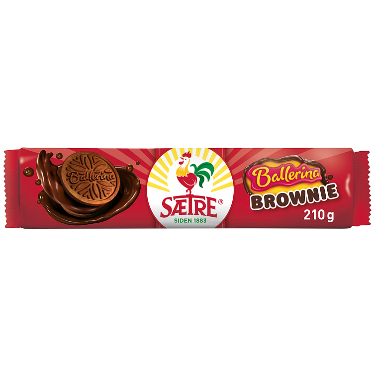 Product Image for Ballerina Kjeks Brownie 210g Sætre