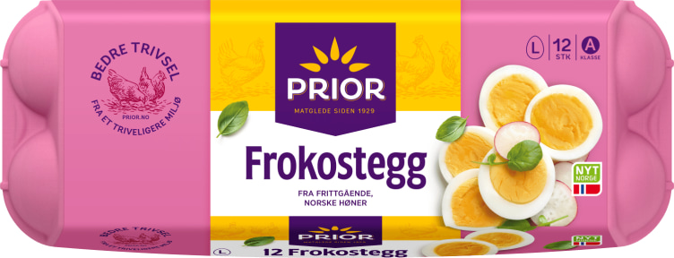 Bilde av Frokostegg Frittgående L 12stk Prior