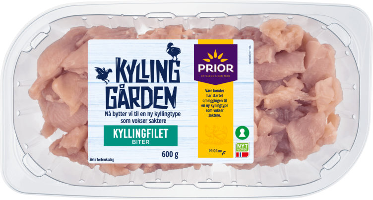 Kyllingfilet Biter 600g Kyllinggården