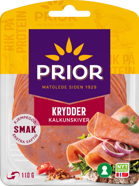 Bilde av Kalkunskiver Krydder 110g Prior