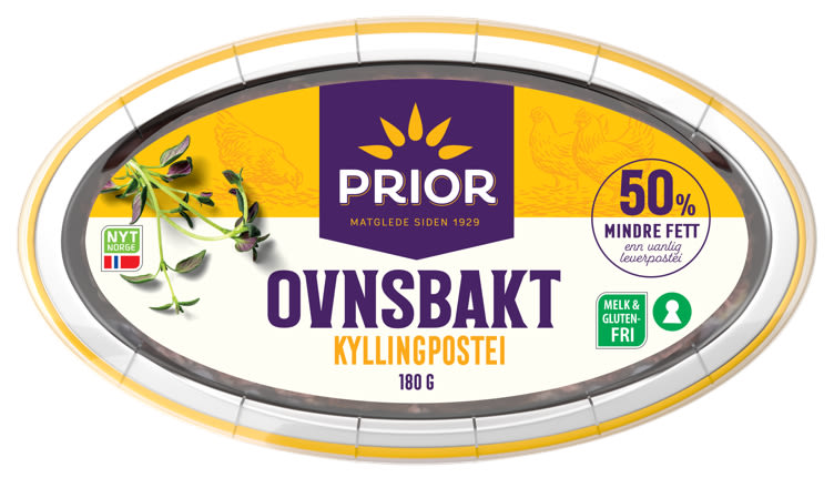 Kyllingpostei Ovnsbakt 180g Prior