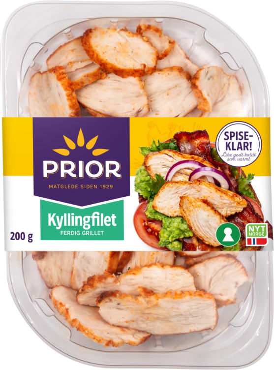 Kyllingfilet skivet Grillet 200g