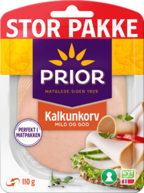 Kalkunkorv Naturell 110g Prior