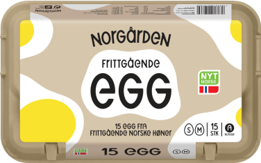Egg Frittgående Sm 15stk Norgården