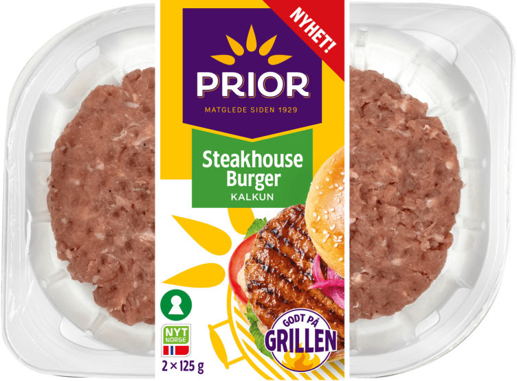 Kalkun Steakh Burger 250g Prior