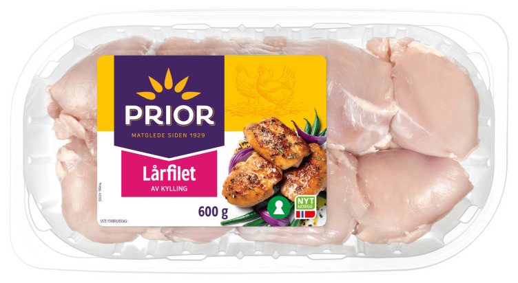 Bilde av Kylling Lårfilet 600g Favorittkylling