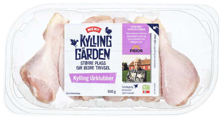 Kylling Lårklubber 600g Kyllinggården