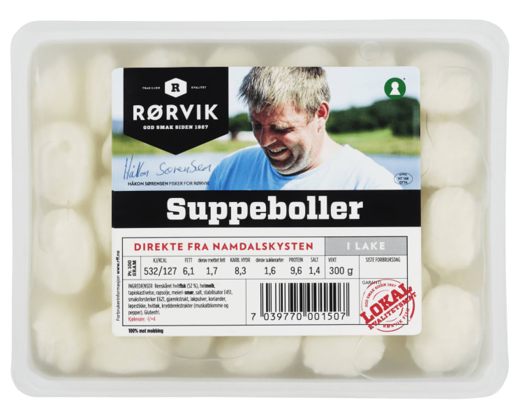 Suppeboller i Lake 300g Rørvik