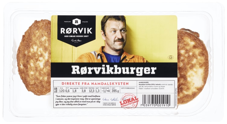 Rørvikburger 395g Rørvik