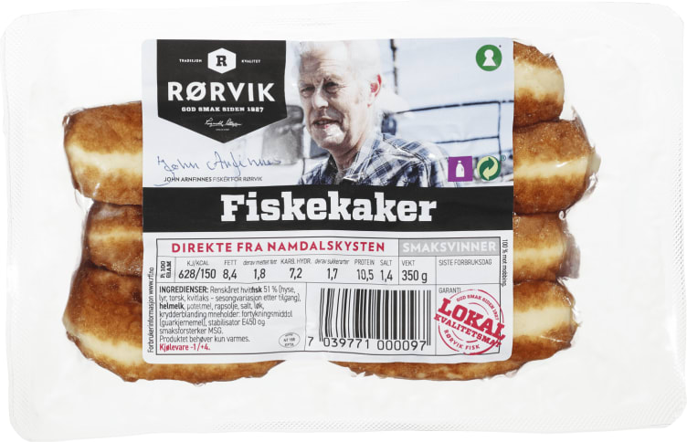 Fiskekaker 350g Rørvik