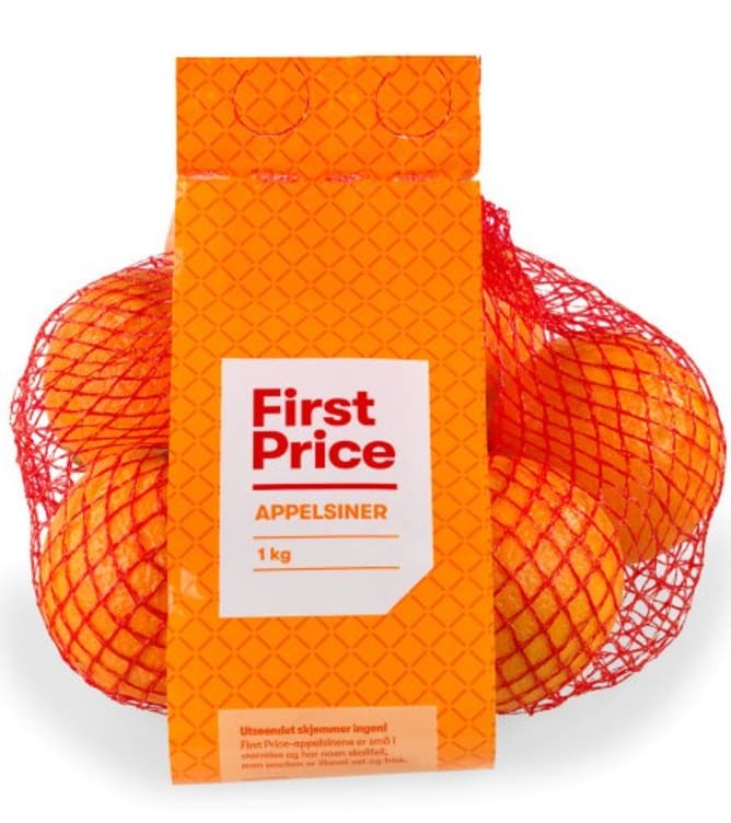 Appelsiner 1kg First Price