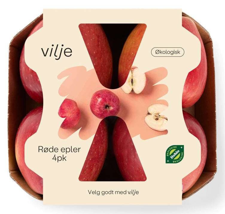 Bilde av Epler Rød 4pk Økologisk Vilje