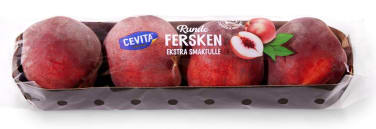 Fersken Runde 4pk Cevita
