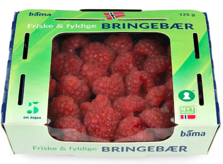 Bilde av Bringebær 125g Norsk Bama