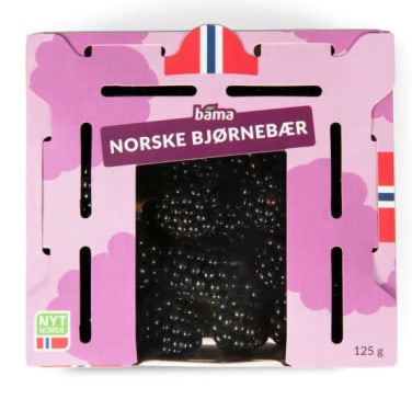 Bjørnebær 125g m/Lokk