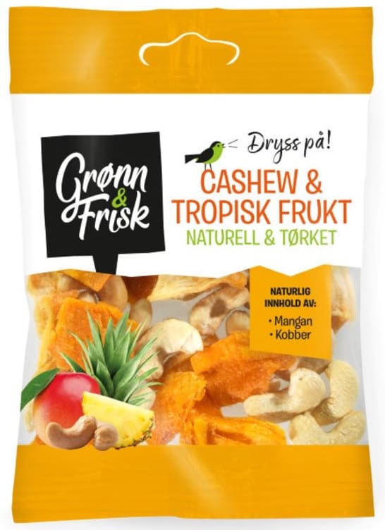 Bilde av Cashew&Tropisk Frukt 60g Grønn&Frisk